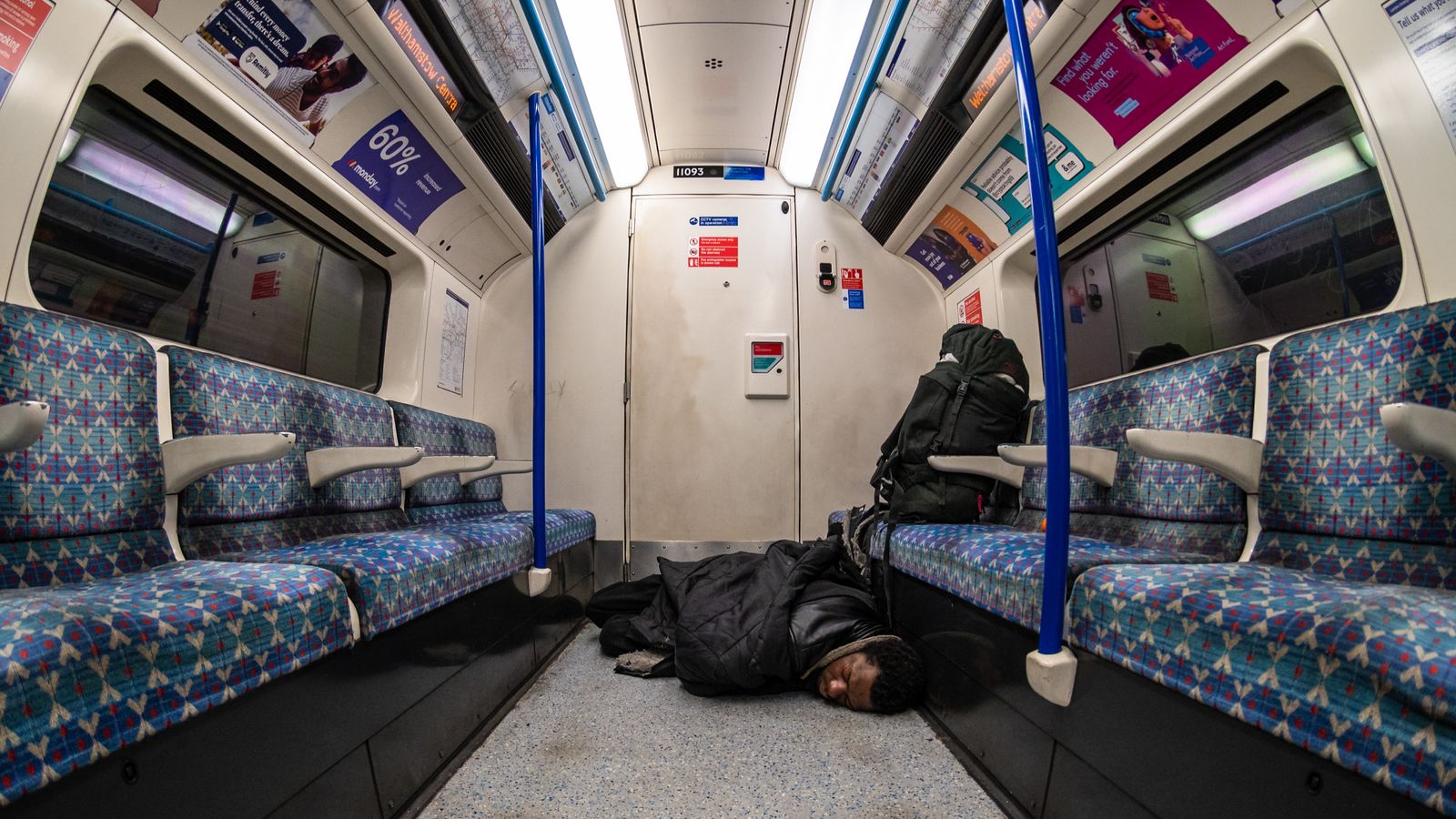 Homeless & sleeping on the Tube
