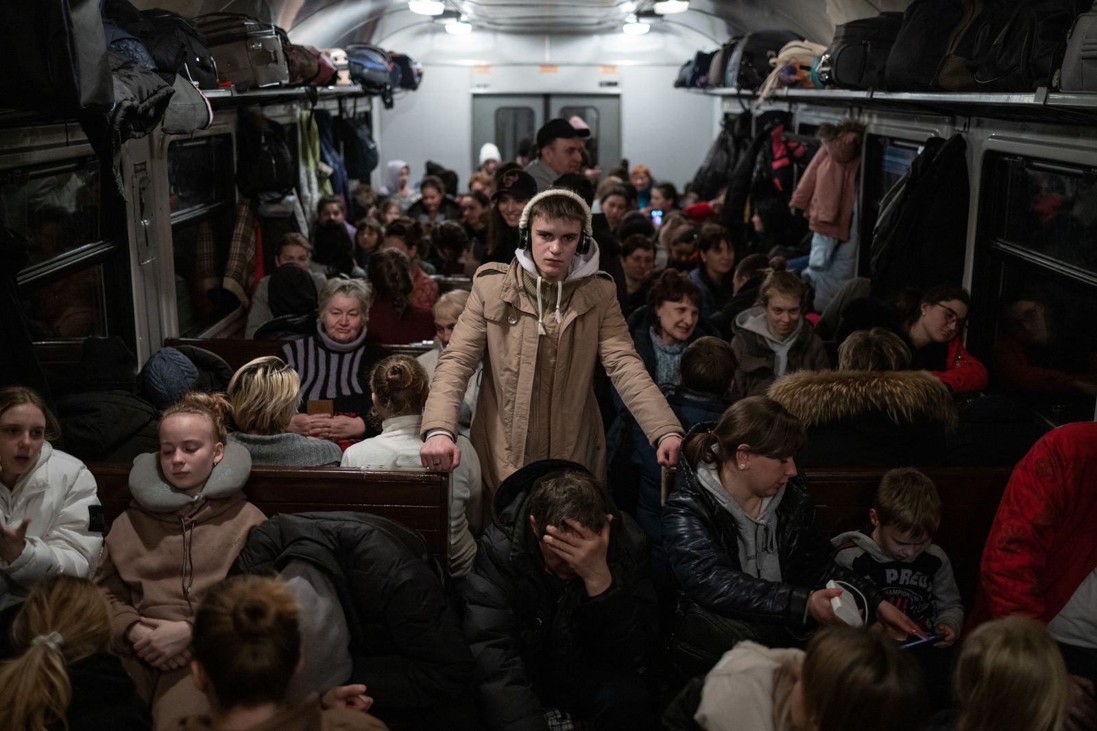 Ukraine to Poland, Crowded Train Journey