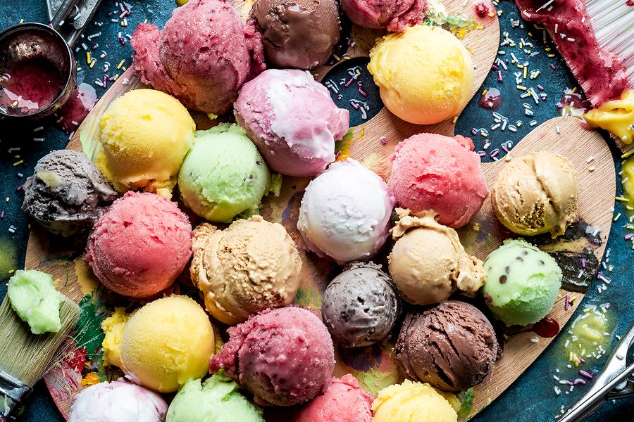 Ice cream colours 