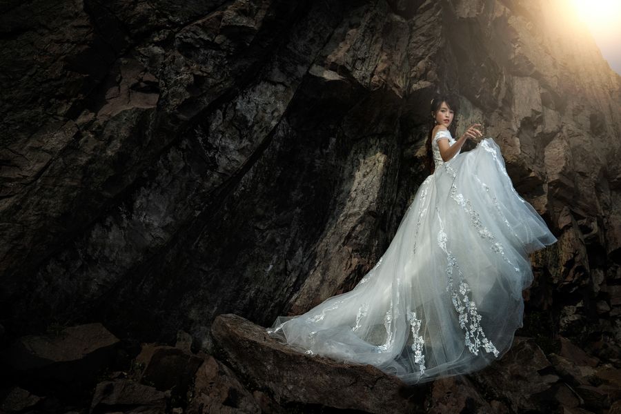 Bride on the Rock