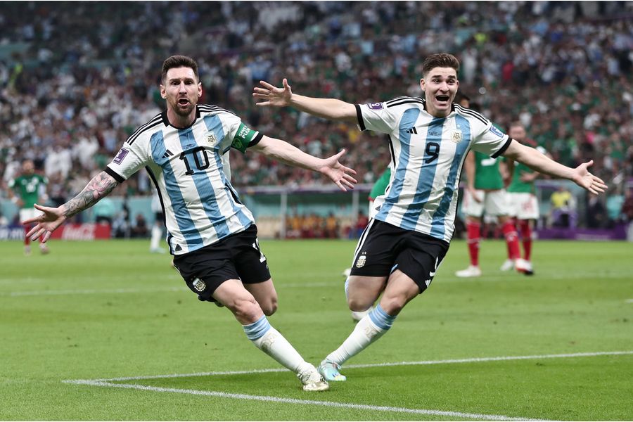 Messi celebrates 