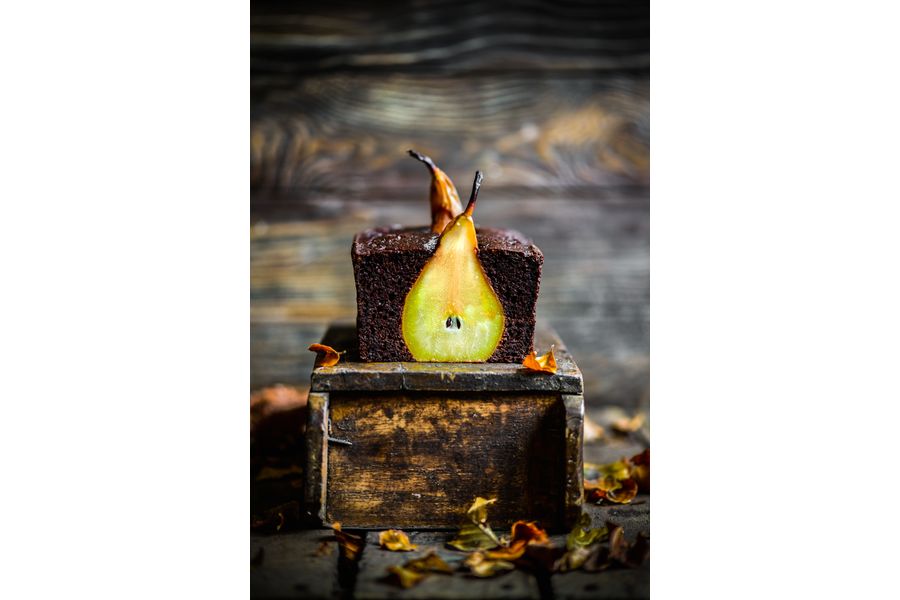 Pear and Chocolate Loaf