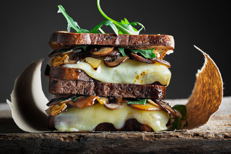 Mushroom & Cheese Toastie