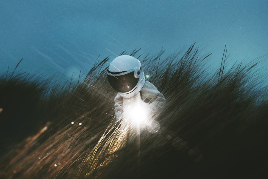 A Young Astronaut Lost in Space