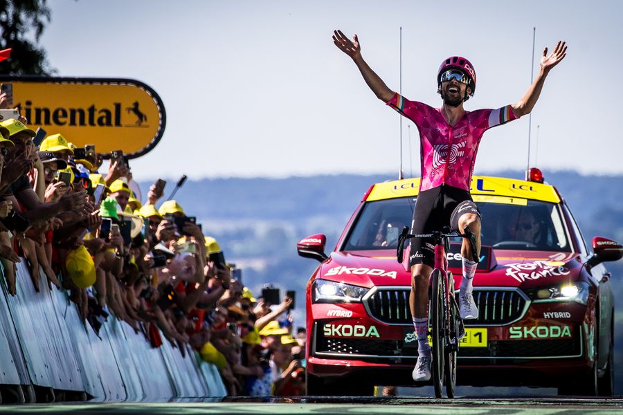 Ben Healy uncorks the big one. Tour de France stage 6 2025