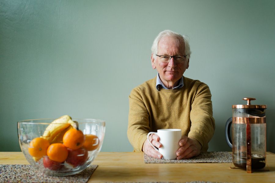 Paediatric Consultant Dr Dewi Evans, chief prosecution expert witness in the Lucy Letby trial, at his home near Carmarthen, Wales, UK