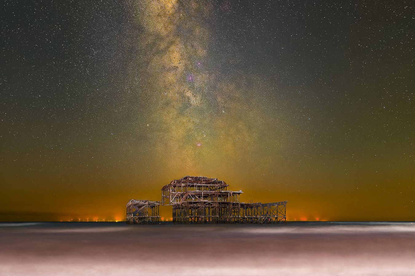 Milky Way over the West Pier