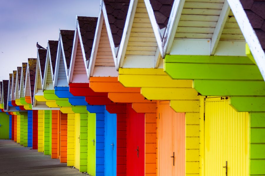 Rainbow doors