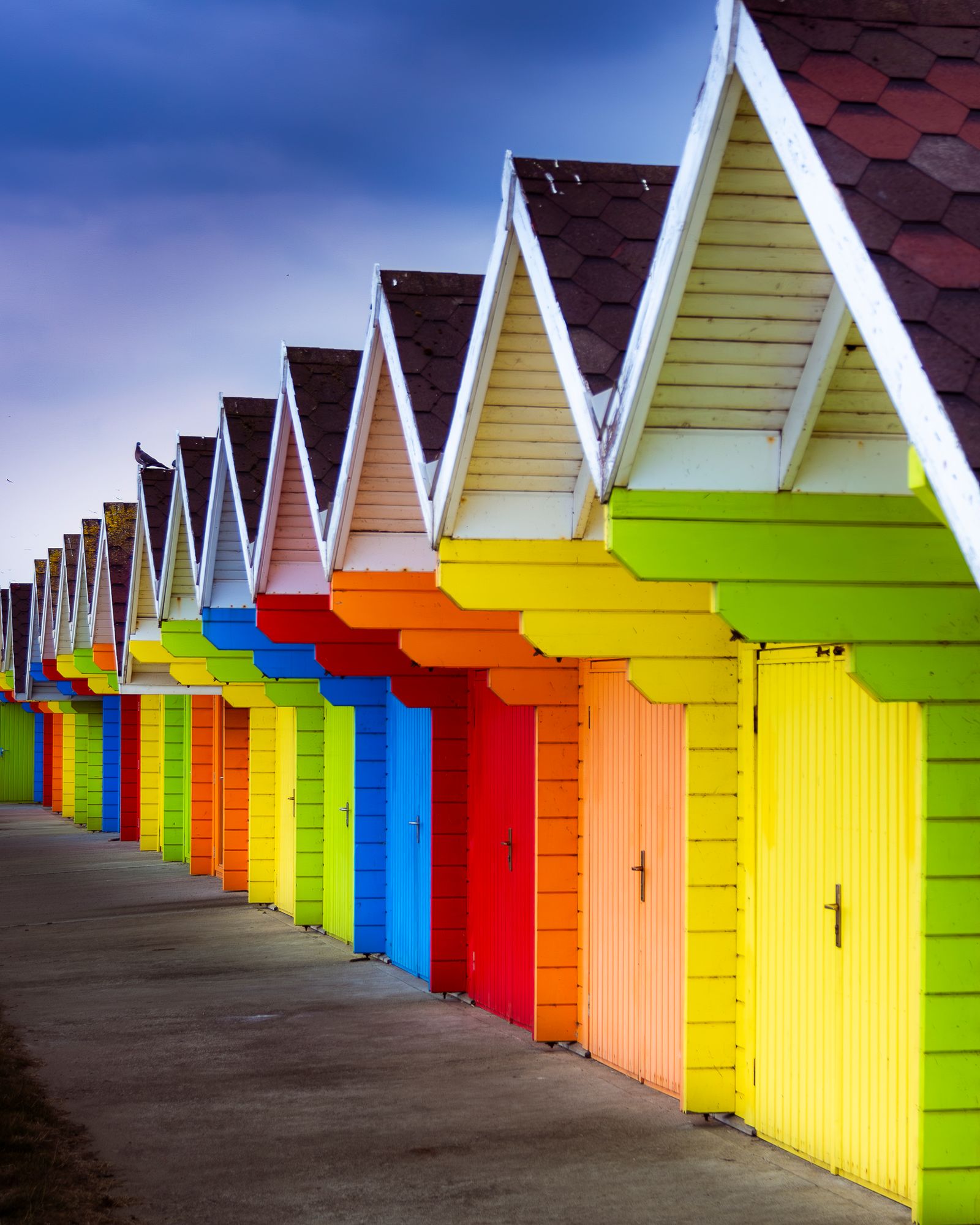 Rainbow doors