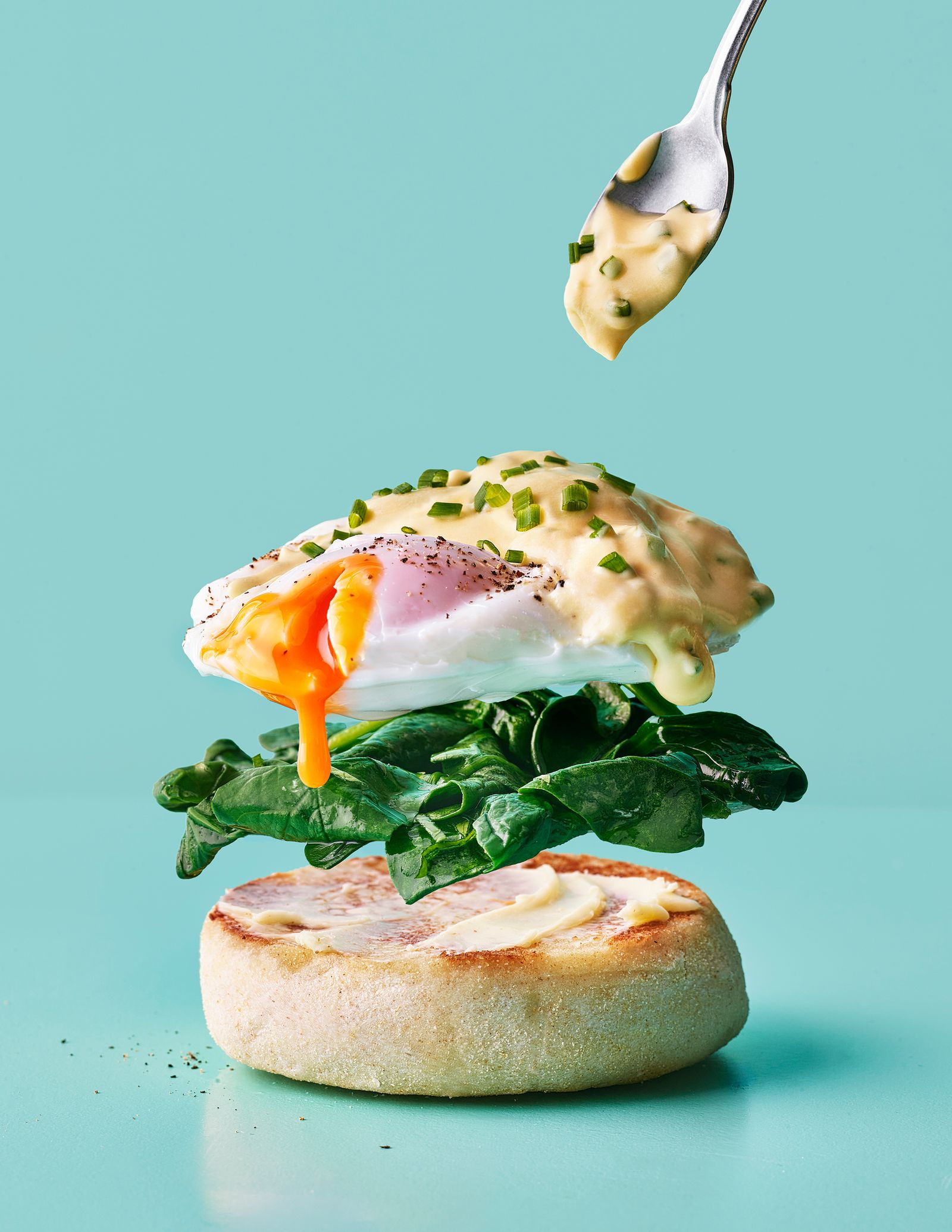 Eggs Benedict explosion