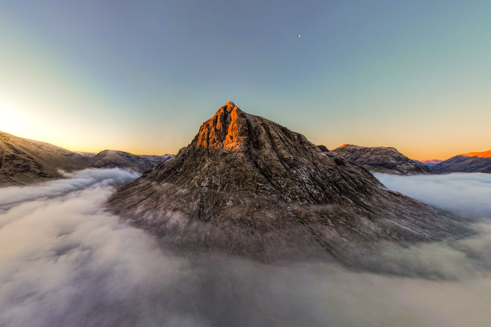 First Light over the Buachaille