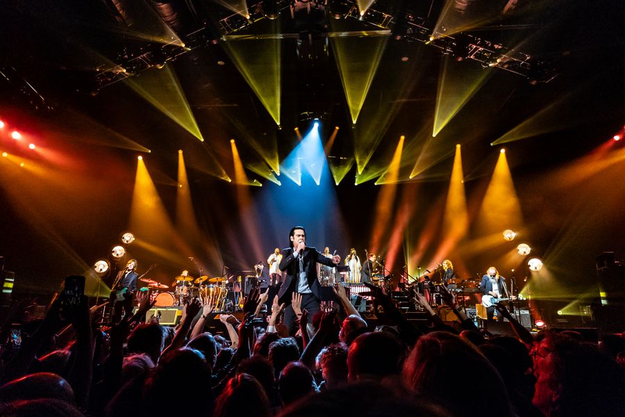 Nick Cave and the Bad Seeds at the Utilita Arena, Cardiff, Wales, UK