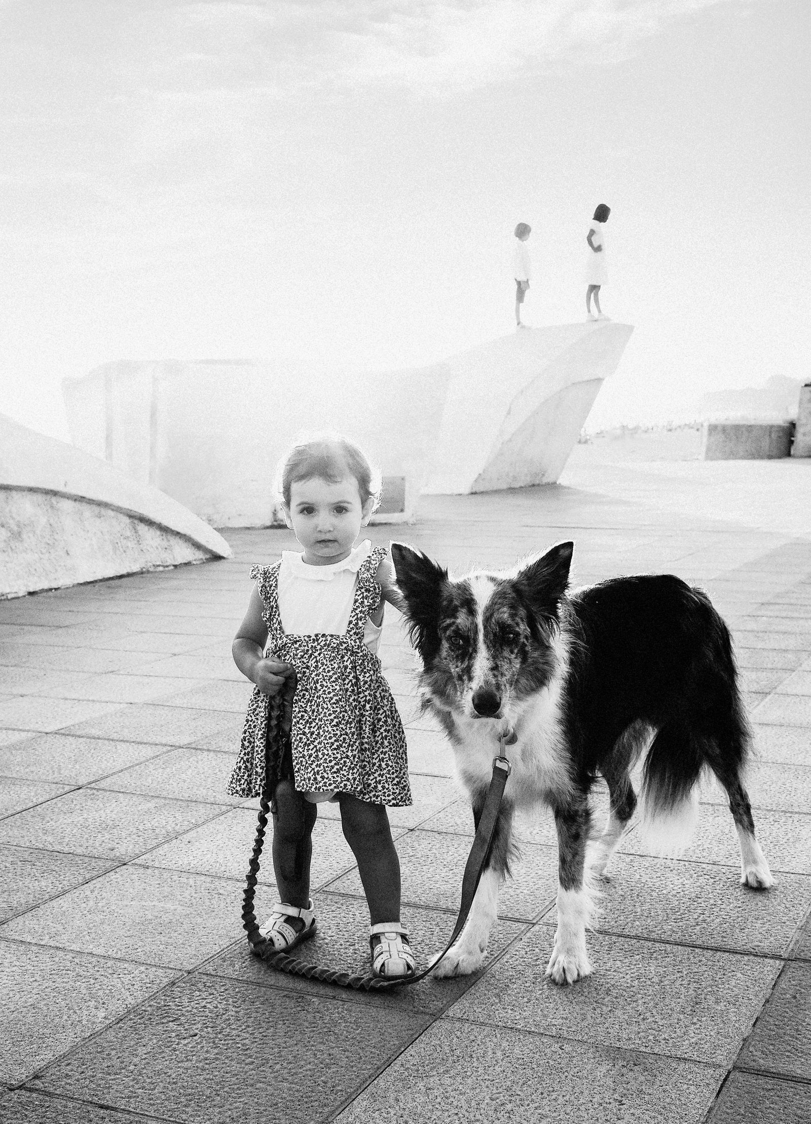 Girl & Dog